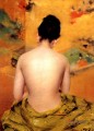 L’arrière d’un Nu impressionnisme William Merritt Chase